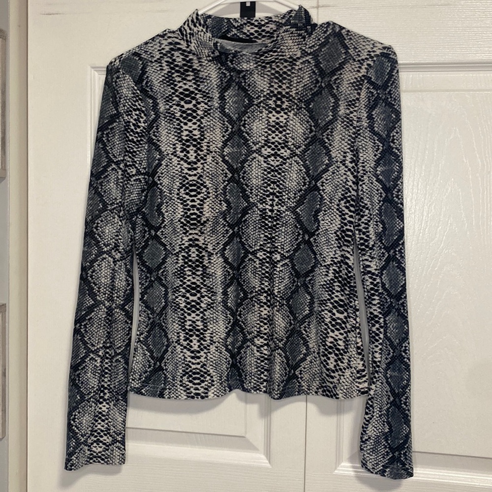 Snake Printed Top